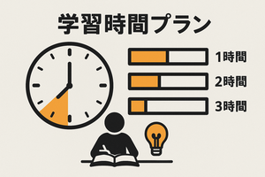 学習時間プランの図解
